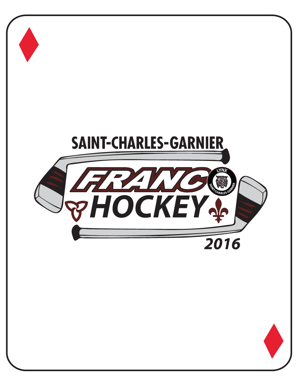 Hockey Logo Card
